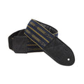 Handmade Panlipi Padded Loom Weave Tagtago-Kalasag Bass Guitar Strap Blue/Yellow