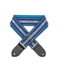 Handmade Panlipi Loom Weave Audrey Navy Blue Guitar Strap