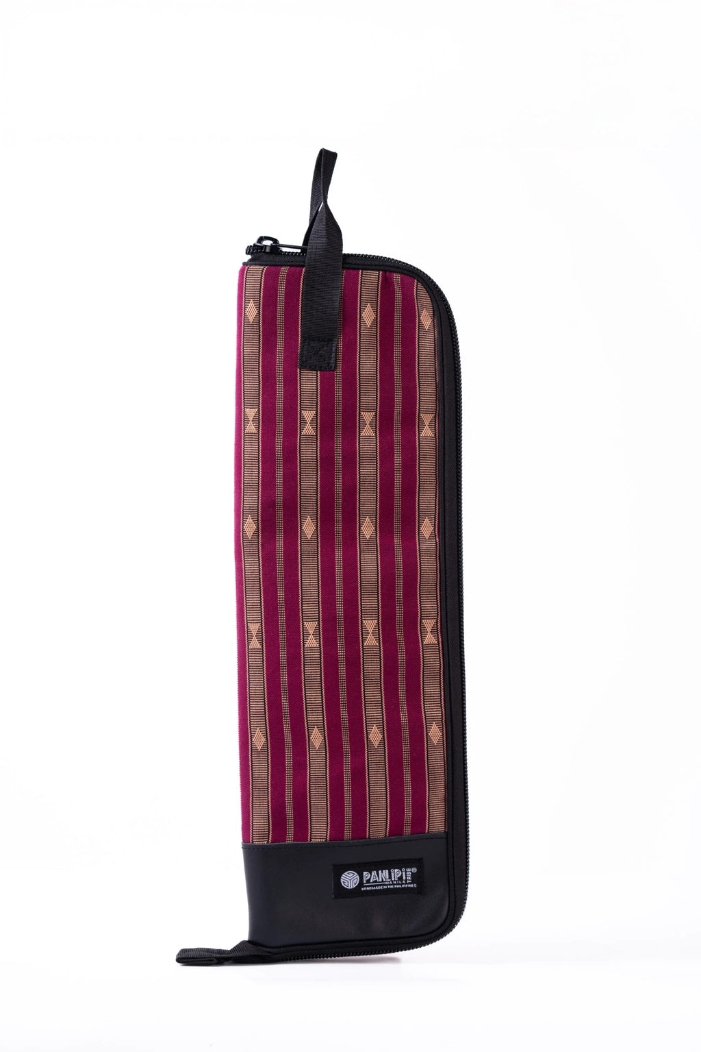 Handmade Panlipi Bag Loom Weave Audrey Drum Stick Bag Burgundy