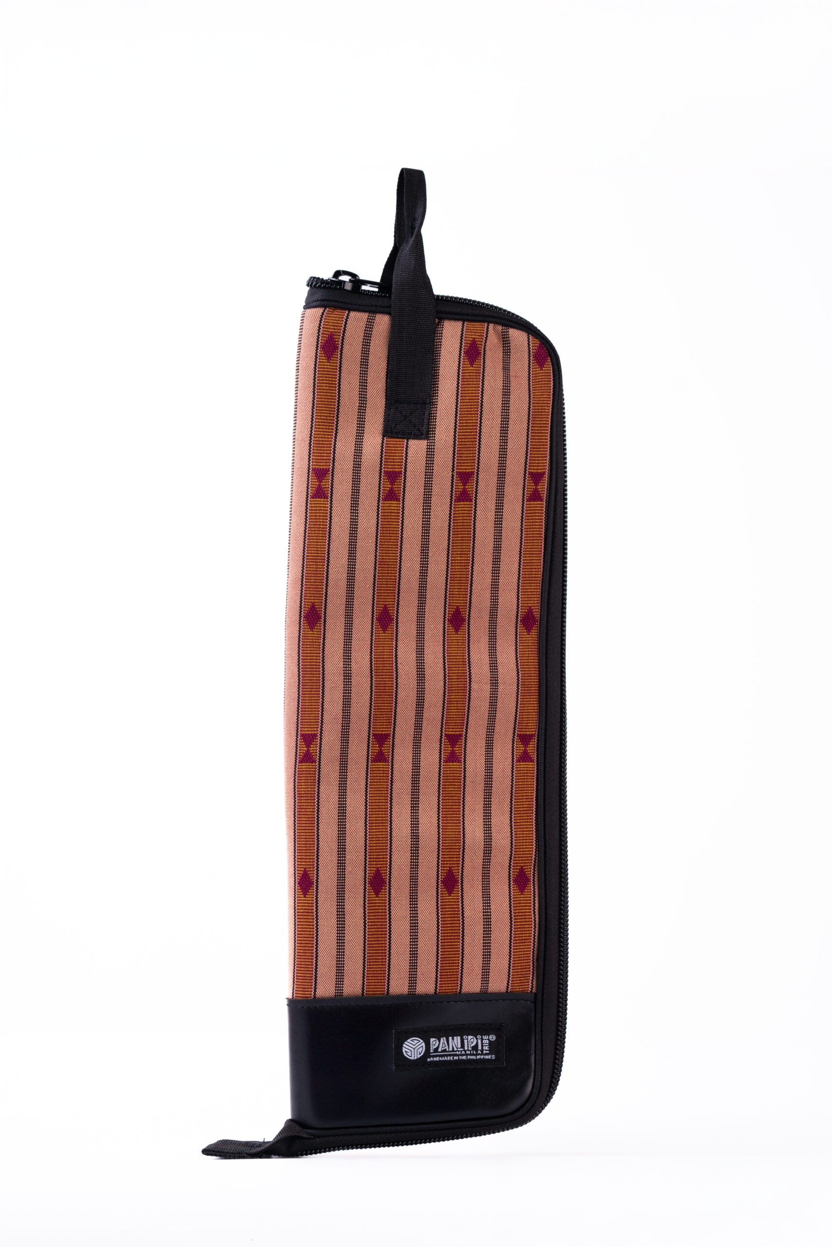 Handmade Panlipi Bag Loom Weave Audrey Drum Stick Bag Mocha/Brown